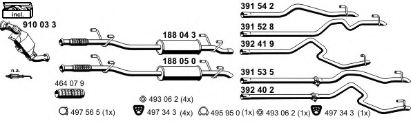 ERNST 071345 Exhaust System